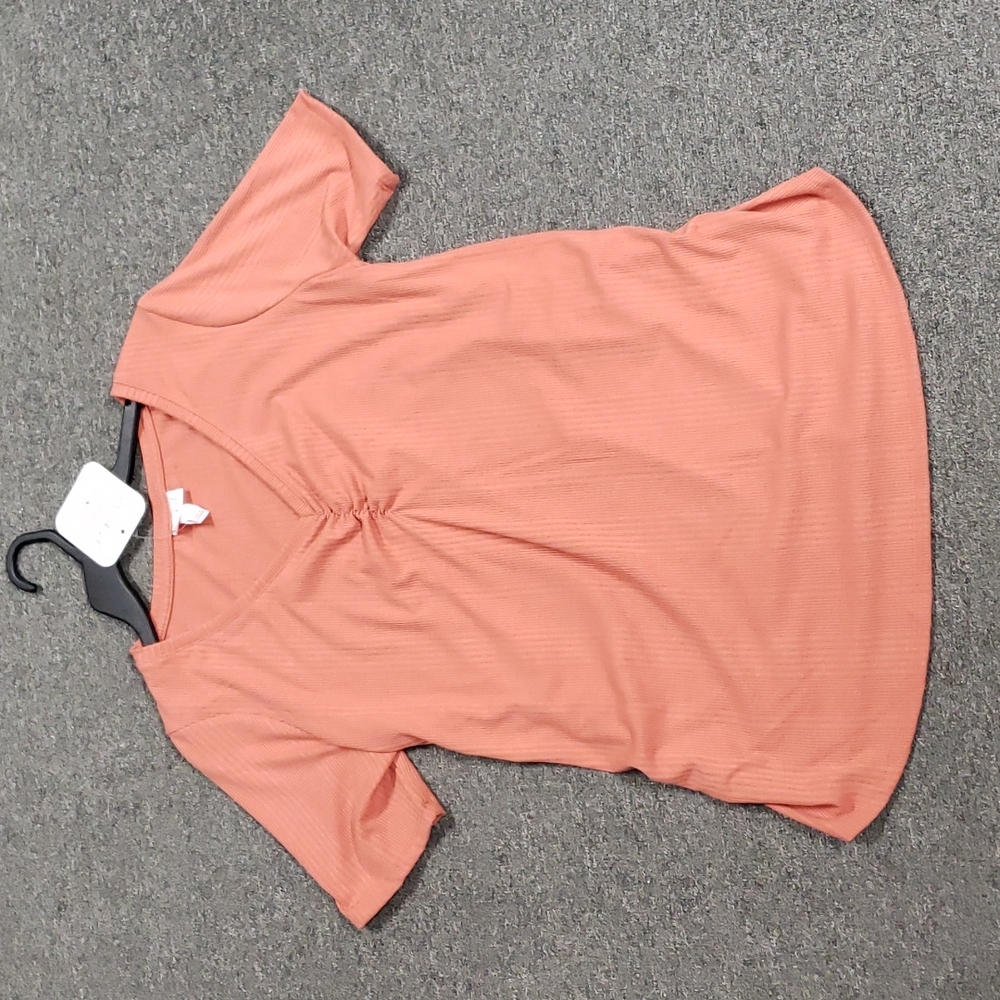 Isabel Maternity Top, Size Large Rust Red color, NWT